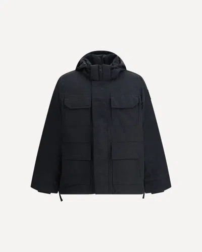 Canada Goose Maitland Padded Cotton-blend Canvas Down Parka In Black