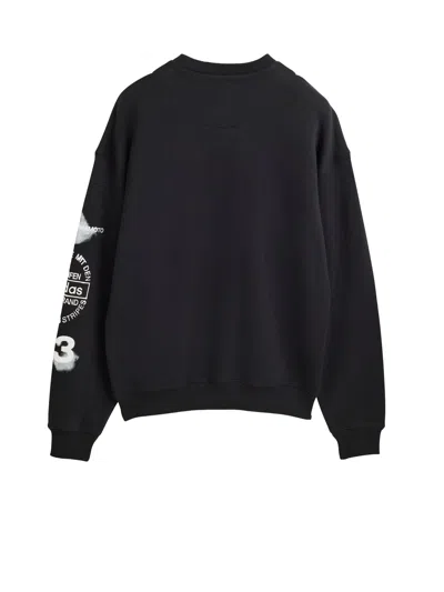Y-3 Men's Graphic Crew Sweat In Black