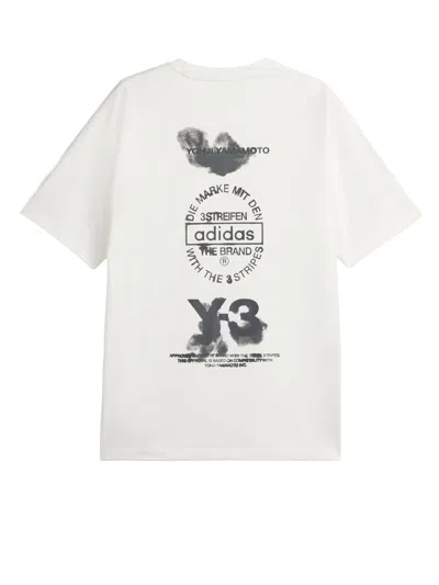 Y-3 Regular Short Sleeve Tee In White