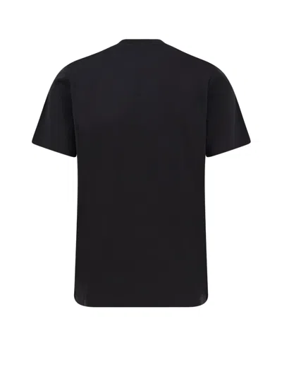 Moncler Archive Line Logo T Shirt In Blue