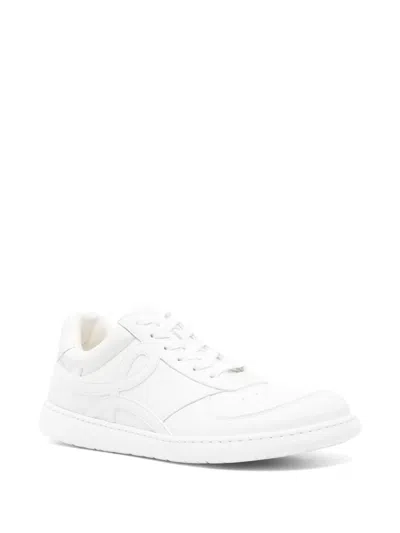 Loewe Jambo Sneaker In Soft Grained Calfskin Sneakers White In White