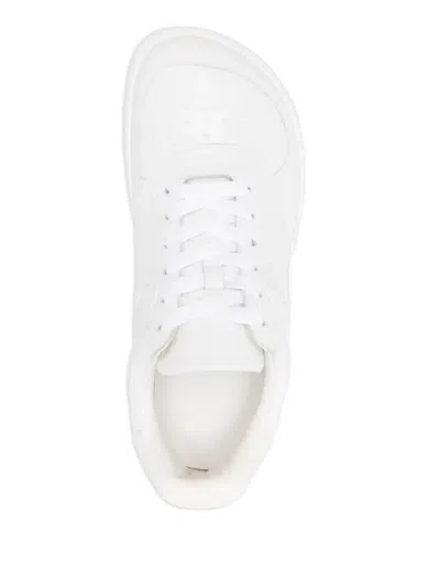 Loewe Jambo Sneaker In Soft Grained Calfskin Sneakers White In White