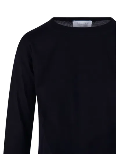 Daniele Fiesoli Asymmetric-hemline Wool Top In Blue