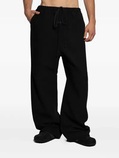 Essentials Drawstring-fastening Sweatpants In Black