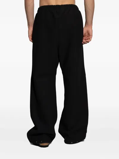 Essentials Drawstring-fastening Sweatpants In Black