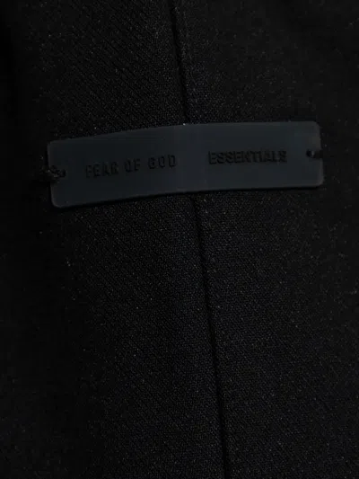 Essentials Drawstring-fastening Sweatpants In Black