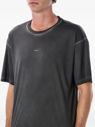 Satisfy Auralite Logo-print T-shirt In Gray