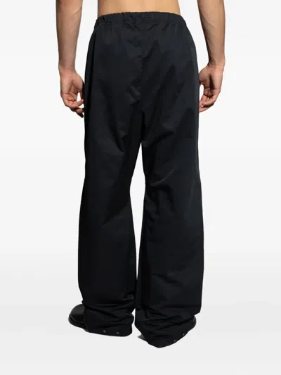 Essentials Drawstring-fastening Trousers In Black