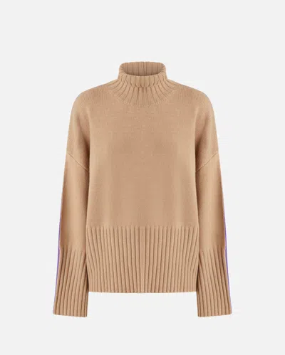 Pinko Pull Large À Col Montant In Brown