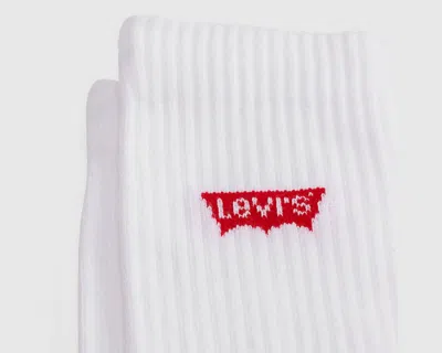 Levi's Regular Cut Socks (3-pack) In White