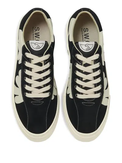 Stepney Workers Club Leather Sneakers In Multi