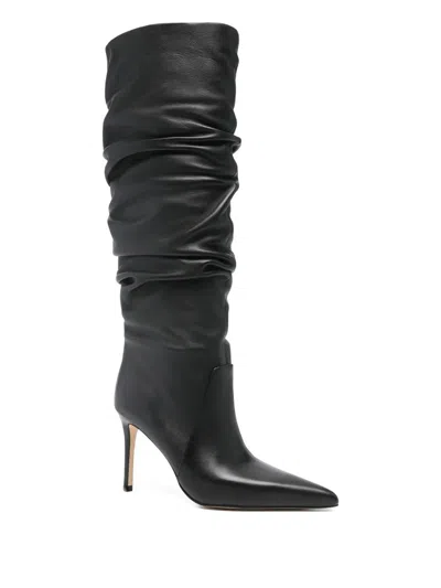 Michael Kors Down Heeled Boot In Black