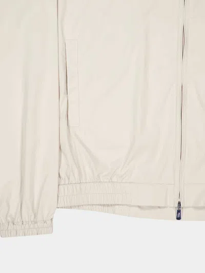 Fedeli Hooded Zipped Jacket In White