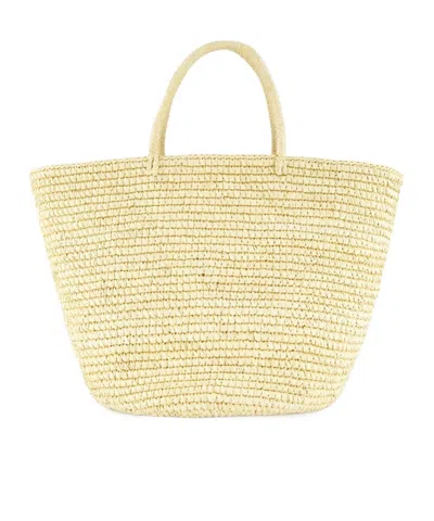 Sensi Studio Maxi Woven-straw Tote Bag In Brown