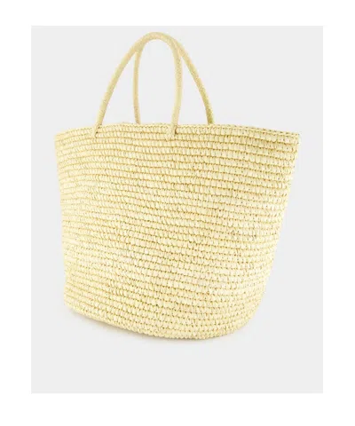 Sensi Studio Maxi Woven-straw Tote Bag In Brown