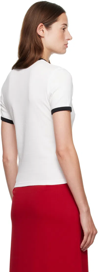 Courrèges Courreges T-shirt Woman In White