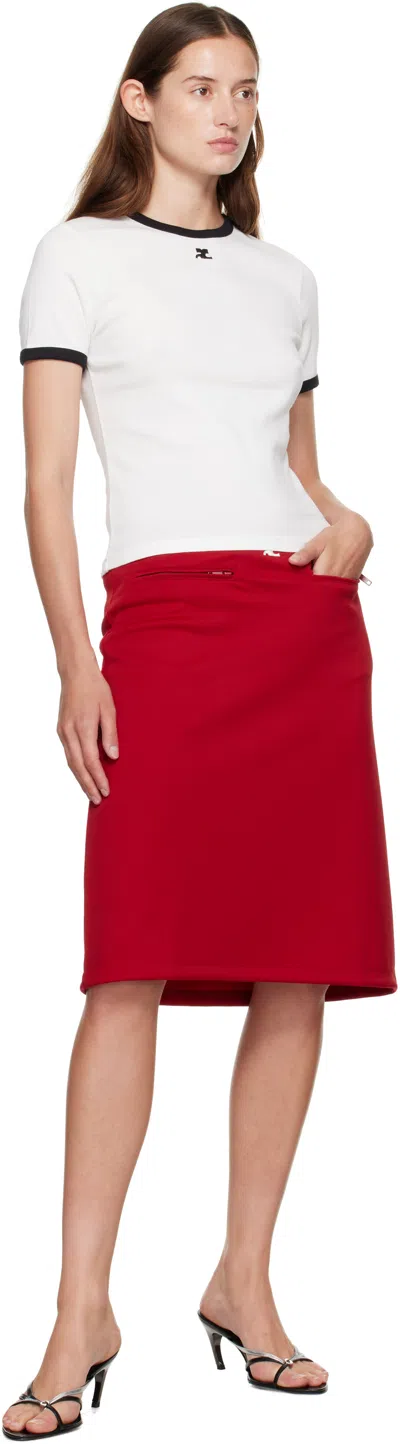 Courrèges Courreges T-shirt Woman In White