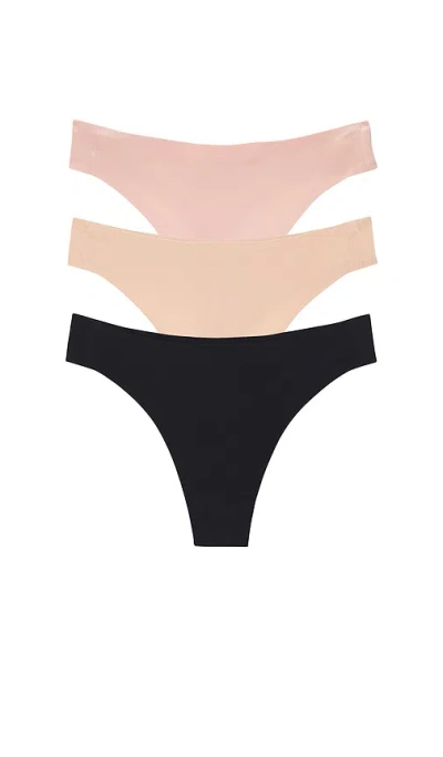 Spanx Fit To You Thong 3-pack Box In Multi