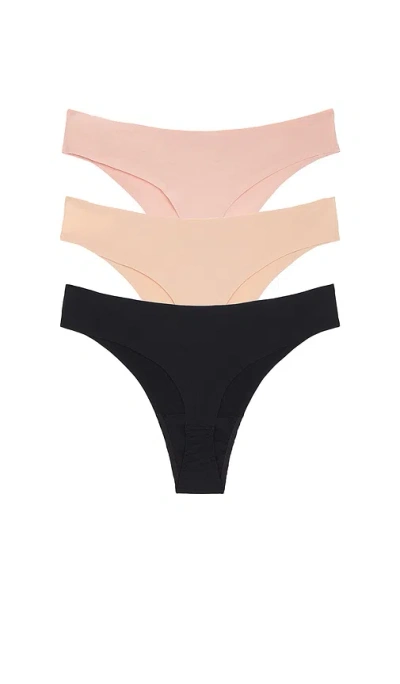 Spanx Fit To You Thong 3-pack Box In Multi