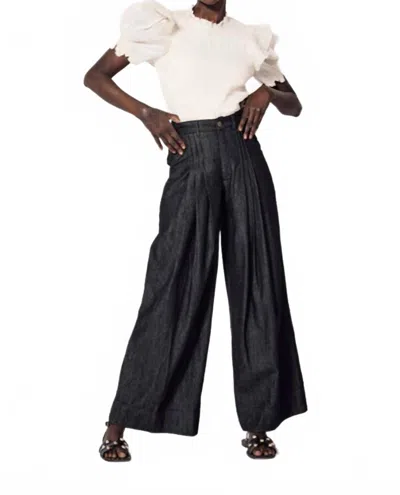 Cleobella Garret Wide Leg Jean In Black In Black
