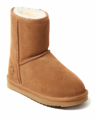 Dearfoams Fireside By  Rosebery Genuine Shearling Boot In Brown