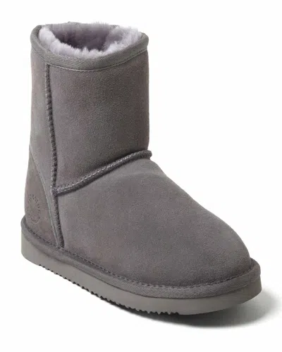 Dearfoams Fireside By  Rosebery Genuine Shearling Boot In Gray