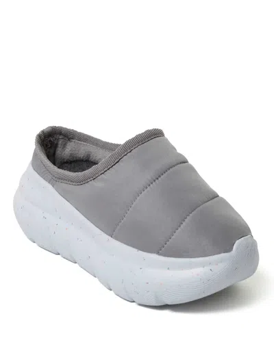 Dearfoams Women's Ontario Slip-on Clog With Regnr8 In Gray