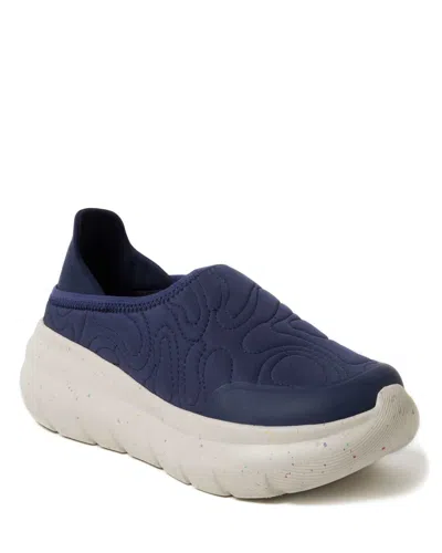 Dearfoams Men's Knox Collapsible Heel Slip-on Sneaker In Blue
