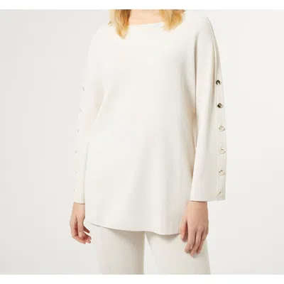Marina Rinaldi Plus Eger Sweater In Animal Print