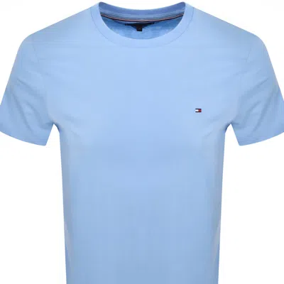 Tommy Hilfiger Essential Solid T Shirt Vessel Blue In Blue