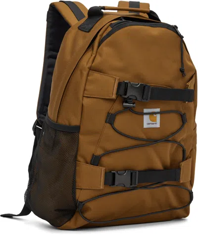 Carhartt Brown Kickflip Backpack In Brown
