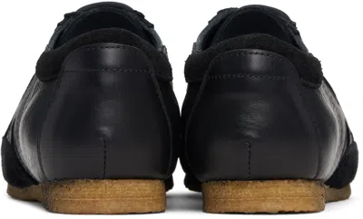 Stefan Cooke Black Slashed Trainer Sneakers In Black