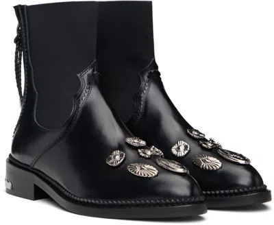 Toga Chelsea Boots In Black