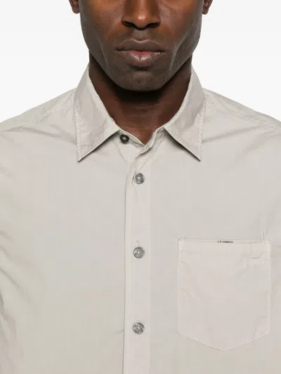 C.p. Company C.p.company Shirts Long Sleeve In Neutral