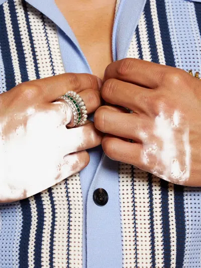 Veert The Thick Layered Ring In White