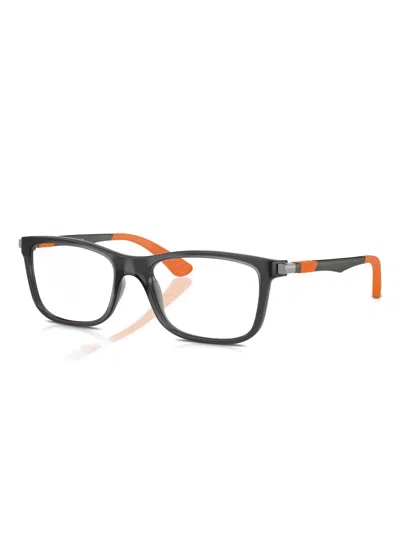 Ray-ban Junior Rectangle-frame Glasses In Gold