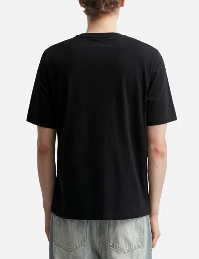 Maison Kitsuné Maison Kitsune Fox Head T Shirt In Black