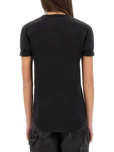 Isabel Marant Étoile Zewel T-shirt In Black
