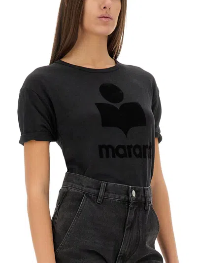 Isabel Marant Étoile Zewel T-shirt In Black