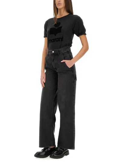 Isabel Marant Étoile Zewel T-shirt In Black