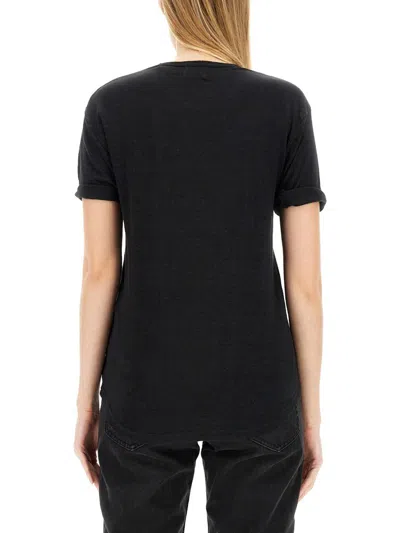 Isabel Marant Étoile Zewel T-shirt In Black