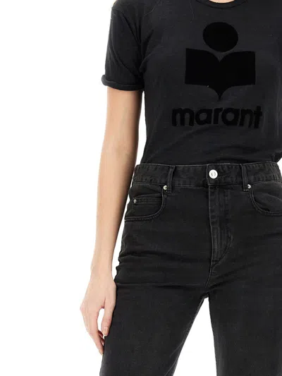 Isabel Marant Étoile Zewel T-shirt In Black