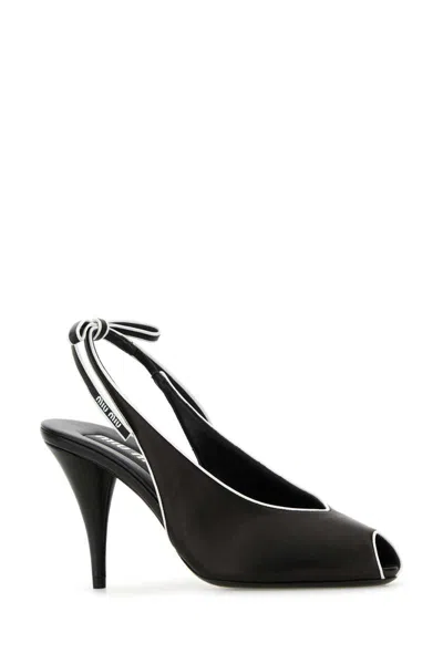 Miu Miu Sandals In Black