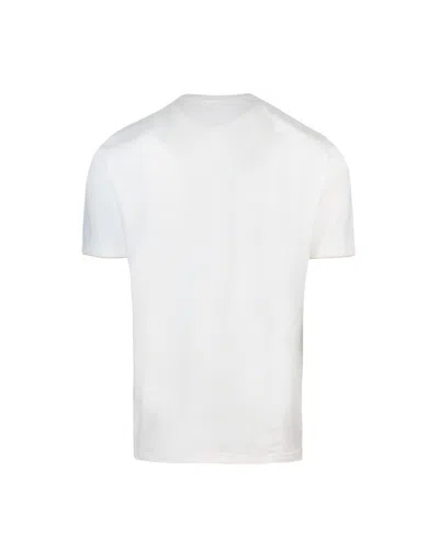 Eleventy White Crewneck T-shirt In White