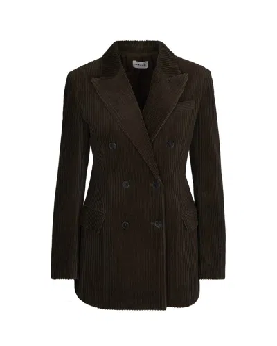 P.a.r.o.s.h Blazer Doppiopetto Stone In Brown