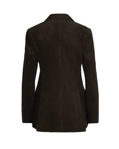 P.a.r.o.s.h Blazer Doppiopetto Stone In Brown