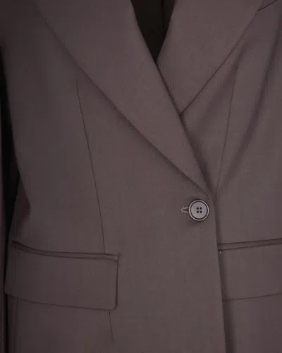 P.a.r.o.s.h P. A.r. O.s. H. Linen-blend Oversized Jacket In Brown