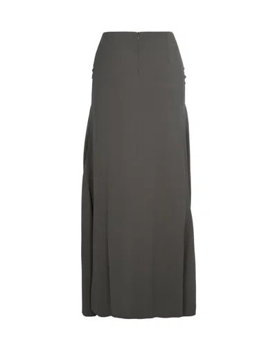 P.a.r.o.s.h Maxi Gonna Con Spacco Stone In Gray
