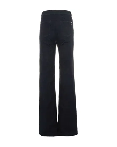 Patrizia Pepe Belted Flared Trousers In Pink