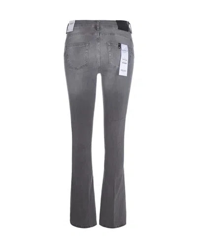 Liu •jo Jeans Flare A Vita Alta Grigio In Blue